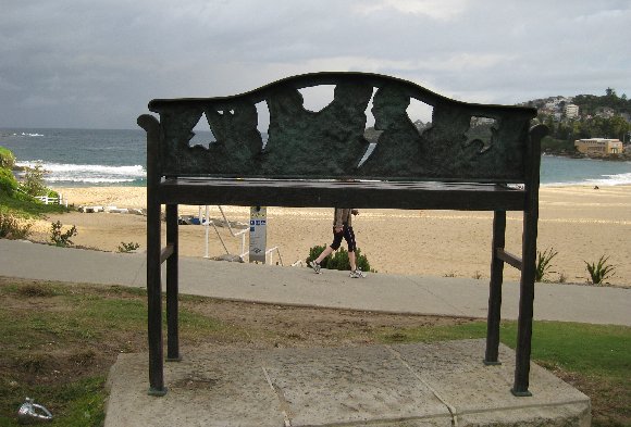 Impressionists' Seat at Dunningham Reserve Coogee